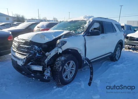 2023 Ford Explorer Xlt из США, поврежденный, VIN 1FMSK8DH1PGC43315